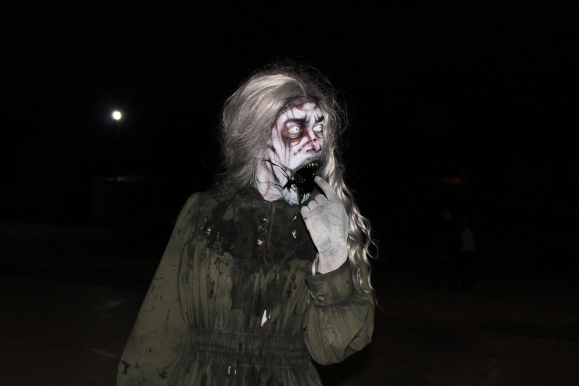 Vanity under a full moon at Phobia Haunt